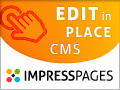 Edit in place with ImpressPages CMS