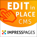 Edit in place with ImpressPages CMS